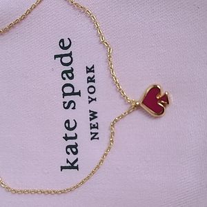 New everyday spade enamel mini pendant  bright rose❤️